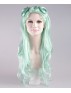 Pale Blue Curly Glamour Siren Wig